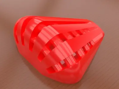 A fully printable doorstop 3D print model