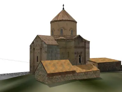 Architecture-Religion-God-Culture-Temple-033 church 3D model