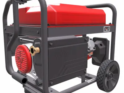 Generator Low Poly Low-poly 3D model