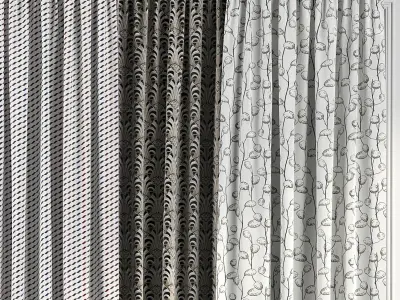 Curtain Set 69 3D model