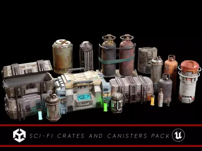 Sci-Fi Crates and Canisters Pack 