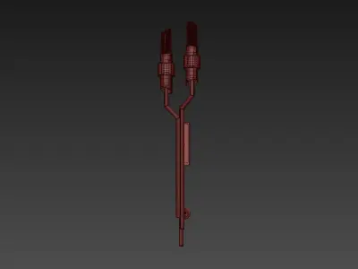 Tycho Torch Wall Sconce by LUXXU 3D model