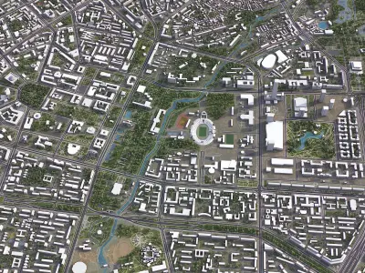 Tashkent Low-poly 3D model