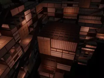 Infinity Fortress from Demon Slayer 3D model