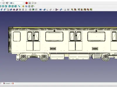 BVG Class A3L92 Train Exterior 3D Printing ready 3D print model