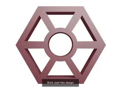 Bricks Jaali Style Designer 3D Model Pack