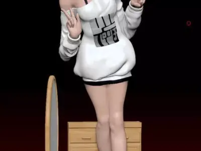 Momo Ayese Winky Fan art 3D print model