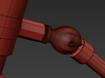 Riddle Double Floor Light 3D model