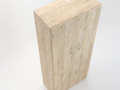 Wooden Cabinet 29 3D model