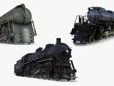  Rigged Vintage Trains Collection 