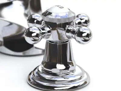 Dorrnbracht Madison Flair Faucet cross handles 3D model