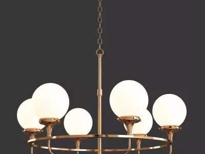 BEVERLY HILLS CHANDELIER Low-poly 3D model