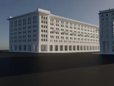 Two Buildings 3D model