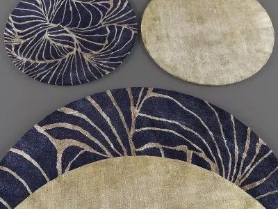 Boconcept rugs collection 04 Low-poly 3D model