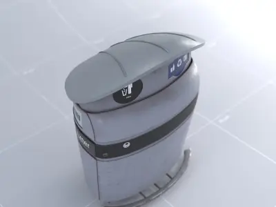 Toronto Waste Bin 01 3D model