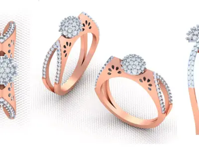 LIGHT WEIGHT RING 3D print model