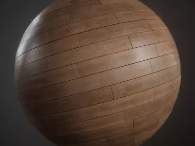 Wood Floor Material 3D model