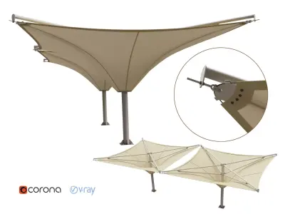 Parking SunShade 3D model