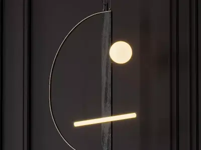 HANGING SAM Pendant Light 3D model