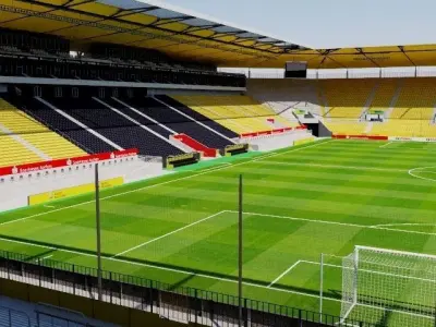 New Tivoli Stadium - Aachen Low-poly 3D model