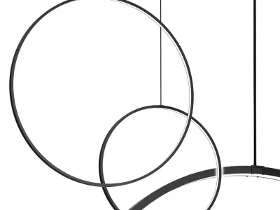 Hoop pr S Hanging Lamp by Forstlight 3D model