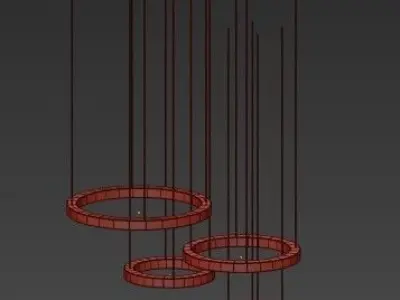 Light Ring Horizontal 3D model