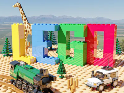 LEGO SAFARI 3D 3D model