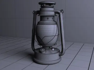 Kerozene Lamp 3D model