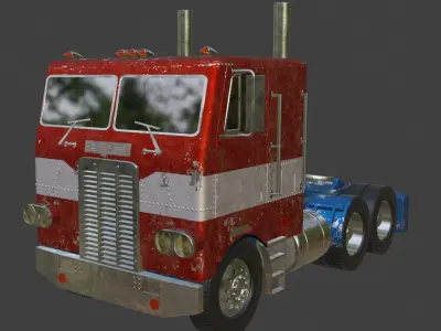 Optimus Prime - Transformers Truck 3D model