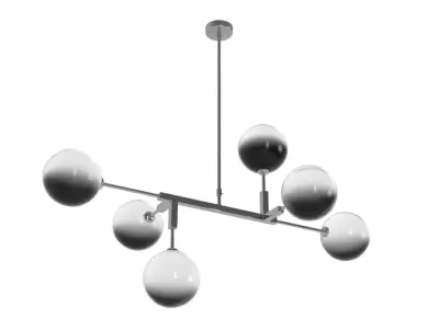 PENDANT LAMP SILVER H2000248 3D model