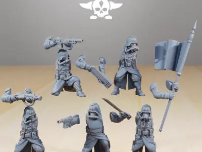 GrimGuard Command Force 3D print model