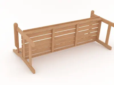 Outdoor Garden Sofa 3D model