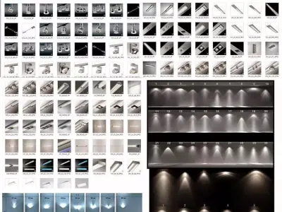 IES lighting 3D print model