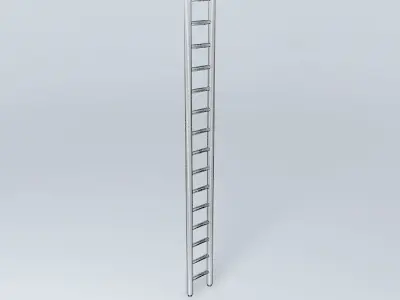 Wooden Ladder Free 3D model