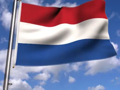 Animated Netherlands Flag 3D model