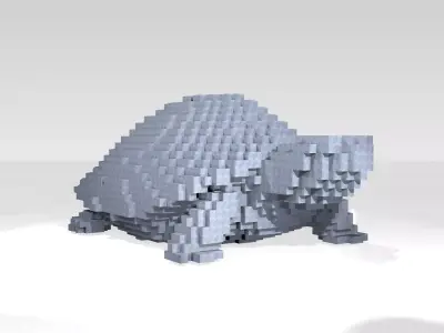 Turtle Voxel 3D model