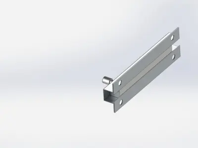 Door Latch 3D print model