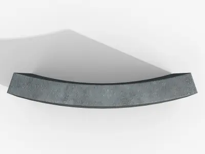 Border 1022x150r30 Low-poly 3D model