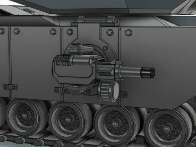 Super Abrams  3D print model