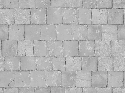 Grey Pavement Tileable 3D Texture Texture