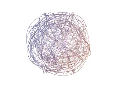 Abstract Sphere Ball v5 005 3D model