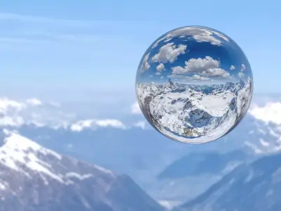 Matterhorn Alpine Panorama HDRI 8K 3D model