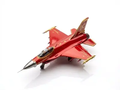 North Pole Interceptor Jet 3D Model Low-poly 3D model