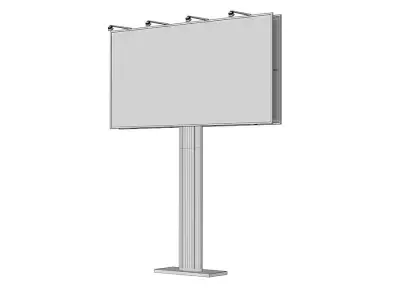 Billboards BLENDER 3D Model Cycles 3D model