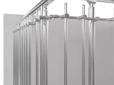 Aluminum Railing System - RS20 3D model