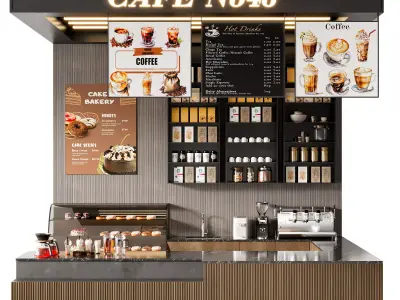 CAFE BAR NO35 A 3D model