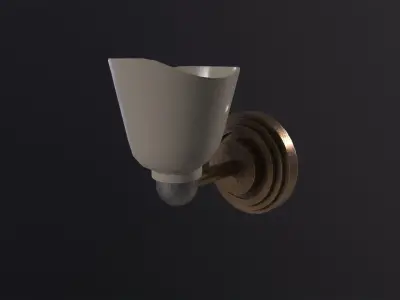 Wall lamp 3D Model Low-poly 3D model