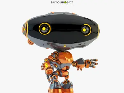 Frog robot toy-companion I 3D model