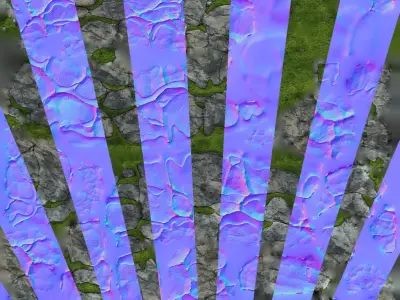 Low poly stones and rocks Low-poly 3D model