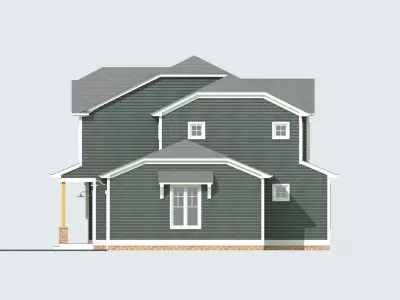 Cape Cod House 35 3D model